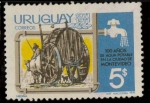 Sellos de America - Uruguay -  cent. reparto agua montevideo