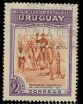 Stamps Uruguay -  Artigas en la batalla de las piedras