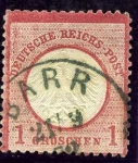 Stamps : Europe : Germany :  Aguila fina en relieve