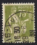 Stamps France -  La Paz con la rama de olivo.