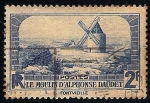 Stamps : Europe : France :  70º Aniv. de la publicación, en 1866, de Alphonse Daudet “Cartas desde mi molino de viento “.