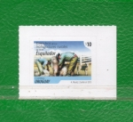 Stamps : America : Uruguay :  Serie Permanente Derechos de los Trabajadores Rurales - Esquilador