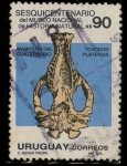 Stamps Uruguay -  MUSEO NACIONAL HISTORIA NATURAL - Mamímero Cuaternario