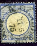 Stamps Germany -  Aguila gruesa en relieve
