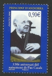 Stamps Andorra -  Pau Casals