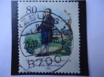 Stamps Germany -  250º Aniversario, nacimiento del Poeta: Christopher Martín Wieland-1733-1813.