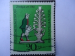 Stamps Germany -  Figura Jardinero-(de estaño)