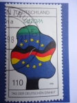 Stamps Germany -  Fiesta Nal.Día reunificación de Alemania, 3 de Oct. 1990.