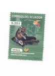 Stamps Ecuador -  XVI juegos panamericanos Guadalajara 2011- Patinaje