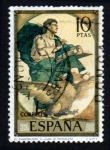 Stamps Spain -  1974 Eduardo Rosales y Martin. El Evangelista San Juán - Edifil:2209
