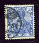 Stamps Germany -  Leyenda Reichpost