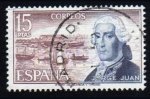 Stamps Spain -  1974 Personajes Españoles. Jorge Juán - Edifil:2182