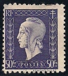 Stamps : Europe : France :  Marianne.