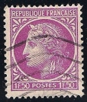 Stamps : Europe : France :  CERES.