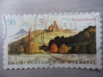 Stamps Germany -  Zweiburgenblick im Werratal