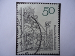 Stamps Germany -  450 Jahre Marttin Luthers R
