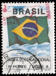 Stamps Brazil -  BANDERA DE BRASIL