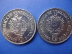 monedas de America - Venezuela -  5 Bolívares (Fuerte)
