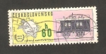 Stamps Czechoslovakia -  2069 - Centº del U.P.U., furgón postal de 1815