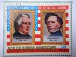 Stamps Equatorial Guinea -  81 Bicentenario de los Estados Unidos- Millard Fillmore y Franklin Pierce