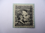 Stamps United States -  Abraham  Lincoln (1809-1865) decimosexto presidente de Estados Unidos.