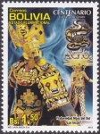 Sellos de America - Bolivia -  Centenario Carnaval de Oruro - Hijos del sol