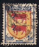 Stamps : Europe : France :  ESCUDO DE ARMAS – BEÁRN