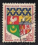 Stamps : Europe : France :  ESCUDO DE ARMAS – ORAN.