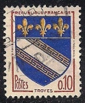 Stamps France -  ESCUDO DE ARMAS – TROYES.