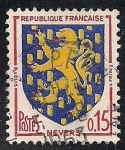Stamps France -  ESCUDO DE ARMAS – NEVERS.