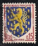 Stamps : Europe : France :  ESCUDO DE ARMAS – NEVERS.