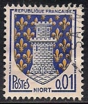 Stamps : Europe : France :  ESCUDO DE ARMAS – NIORT.