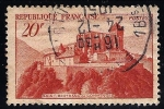Stamps France -  Abadía de San Bertrand de Comminges.