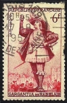 Stamps : Europe : France :  Gargantua de Francois Rabelais.