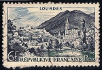 Stamps : Europe : France :  Lourdes.