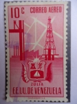 Stamps Venezuela -  E.E.U.U de Venezuela- Estado: Zulia-Escudo de Armas. Escudo