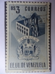 Stamps Venezuela -  E.E.U.U de Venezuela- Estado: Guárico- Escudo