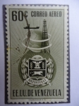Stamps Venezuela -  E.E.U.U de Venezuela- Estado: Anzoategui- Escudo