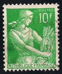 Stamps : Europe : France :  Granjera.