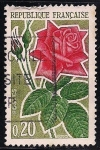 Stamps France -  Rosa.