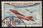 Stamps : Europe : France :  Jet Plane, Mystere IV.
