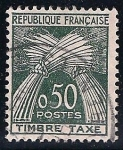 Stamps : Europe : France :  Tasas.