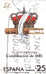 Stamps Spain -  175 Aniversario Constitución de 1812  (Z)