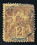 Stamps : Europe : France :  REUNIÓN-Colonia Francesa.