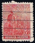 Stamps Argentina -  Agricultura.