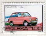 Stamps Poland -  191 Fiat 126