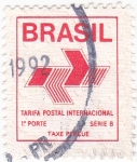 Stamps Brazil -  TARIFA POSTAL INTERNACIONAL