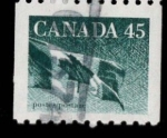 Sellos de America - Canad� -  bandera verde