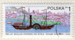 Stamps Poland -  216 Barco de vapor