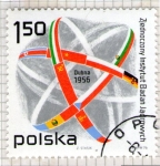 Stamps Poland -  236 Dubna 1956
